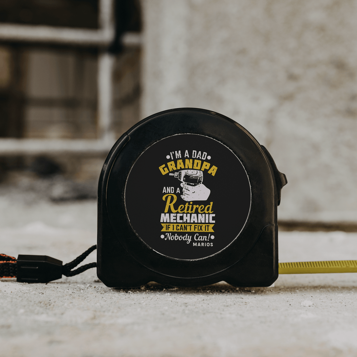 Dad, Grandpa & Retired Engineer - Tape Measure - GOTShirts
