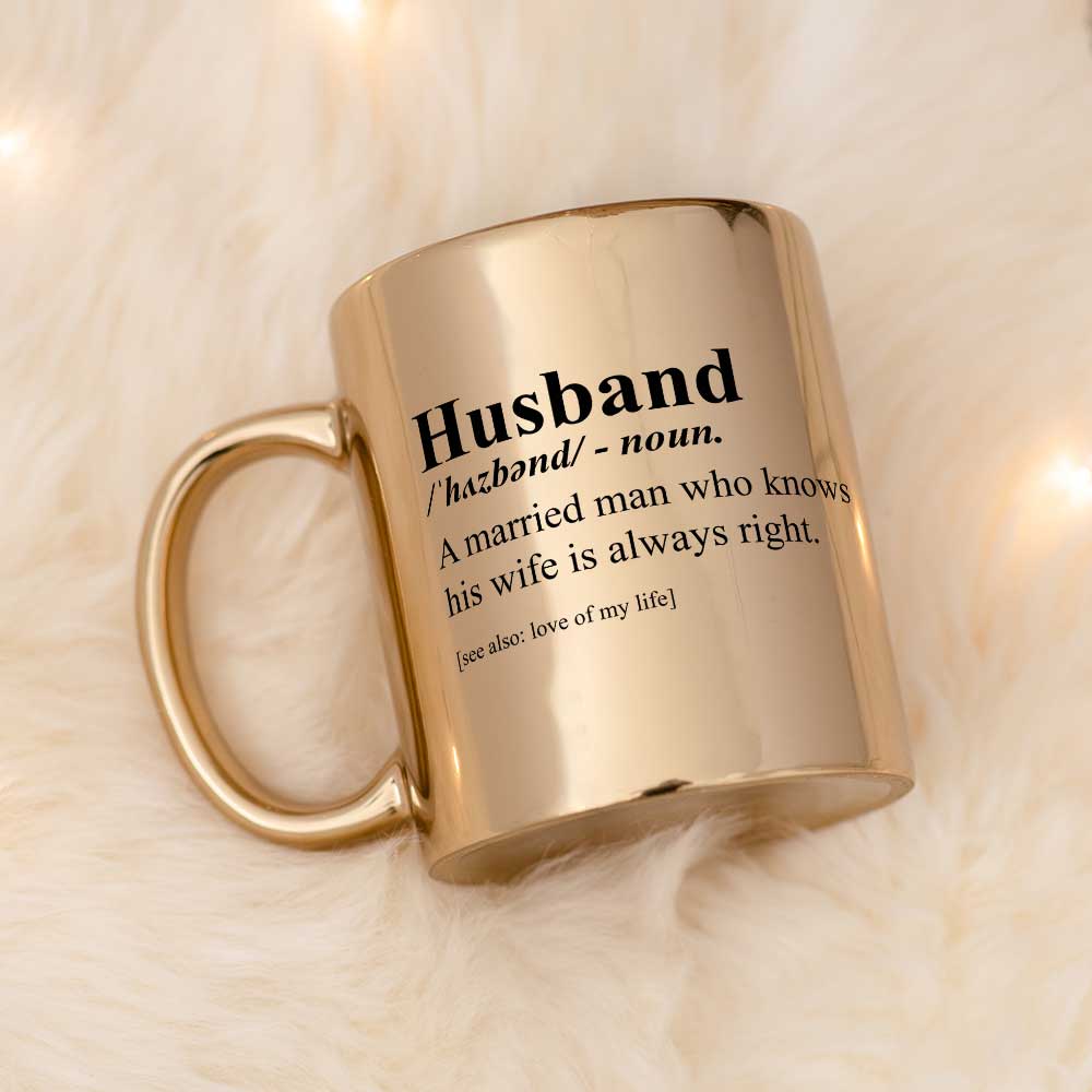 Husband Definition Mirror Mug - GOTShirts