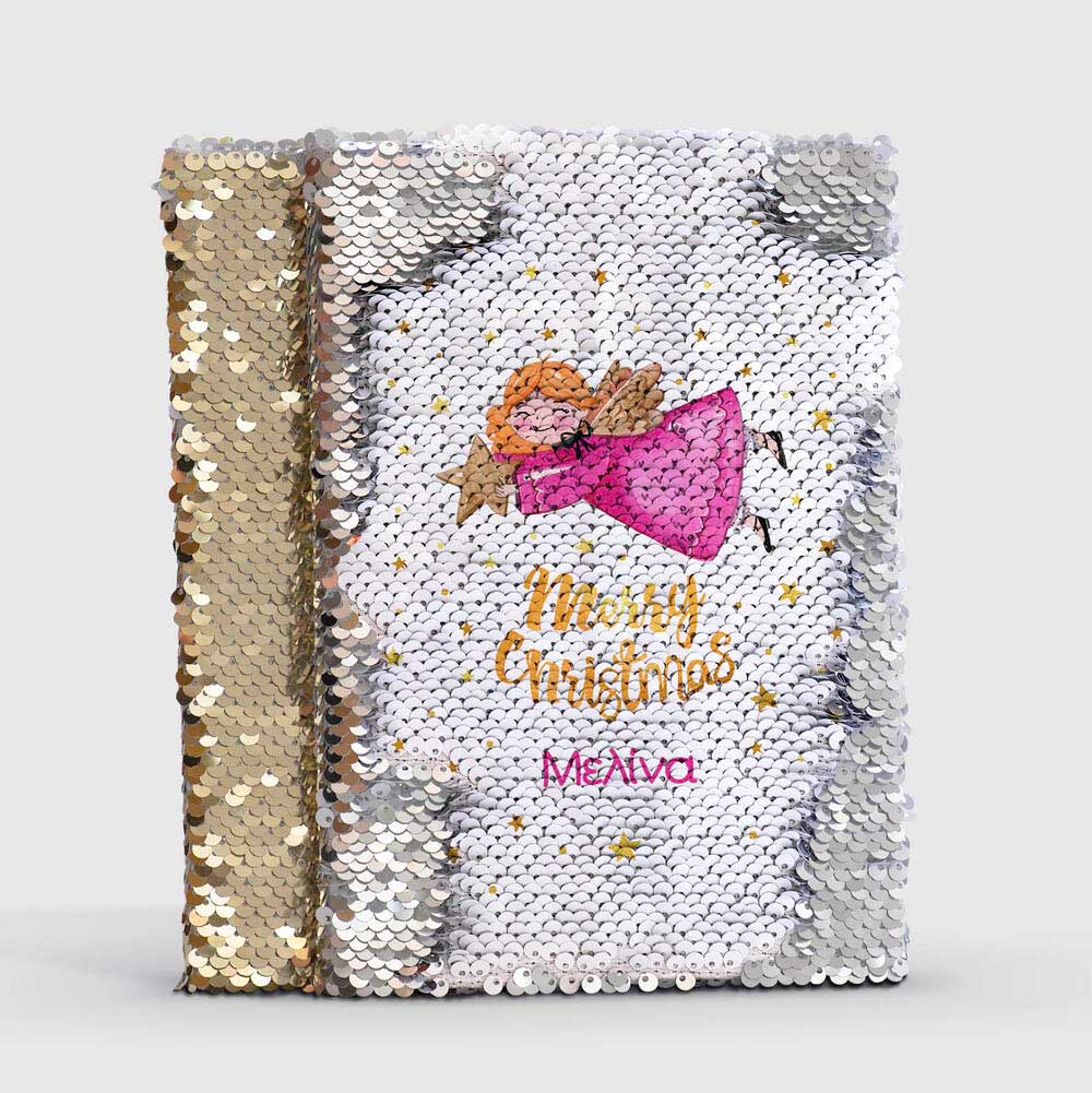 Angel - Sequin Notebook