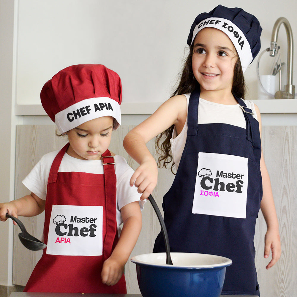 Kid's Apron & Hat-GOTShirts - Personalized Gifts